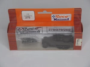 Roco MiniTanks Maßstab 1:87 M16 US Halabkette #279 Halftrack mit Quad 50 Cal WWII - Bild 1 von 8
