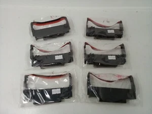 EPSON ERC30/38 - Black/Red Ribbons - 6 Per Pack -{123550}-9416-0012 - Picture 1 of 5