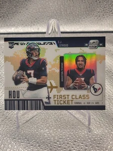 C.J. STROUD 2023 CONTENDERS OPTIC FIRST CLASS GOLD ROOKIE RC 01/10 🔥 🔥 - Picture 1 of 4