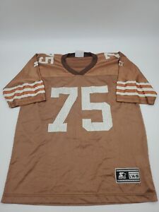 VTG Starter Lomas Brown Cleveland Browns NFL Jersey #75 Brown Youth Large #3655