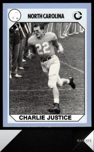 1990-91 Collegiate Collection North Carolina Tar Heels #107 Charlie Justice - Picture 1 of 2