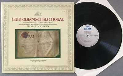 P378 Gregorian Chant Einsiedeln Bannwart DGG Archiv 2533 131 Stereo - Image 1 of 4
