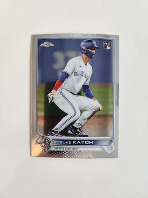 2022 Topps Chrome Gosuke Katoh RC Rookie Base #USC42 Toronto Blue Jays - Image 1 of 2