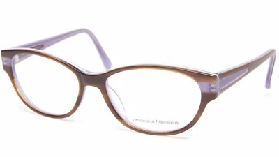 NEW PRODESIGN DENMARK 1750 c.5024 BROWN EYEGLASSES FRAME 53-15-135 B36mm Japan - Image 1 of 4