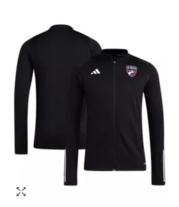Adidas Men's Black's FC Dallas 2023 On-field AEROREADY Full Zip Training Top... - Picture 1 of 7