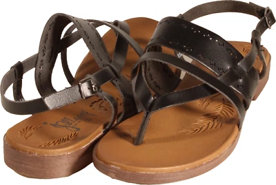 Sandalia tanga Jellypop Limits para mujer negra talla 8,5 M de EE. UU. Foto 1 de 4