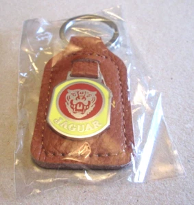 Jaguar Replica XK - E TYPE - XJ - 420G Key Fob - Real Enamel Leather Sealed - Imagen 1 de 12
