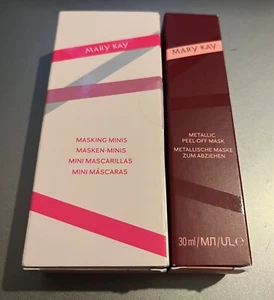 Mary Kay Masking Minis Limited Edition Gel Mask &Charcoal Mask + metallic mask - Picture 1 of 1