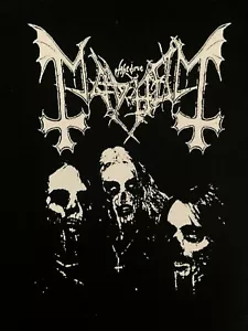 True Mayhem Buried By Time And Dust Skull Zombie Medium Canvas Patch Black Metal - Bild 1 von 3