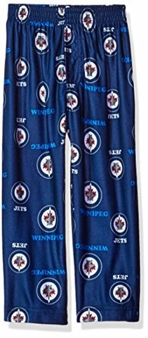 NHL Winnipeg Jets Toddler Boys Sleepwear All Over Print Pants, Size 2T, True Cover