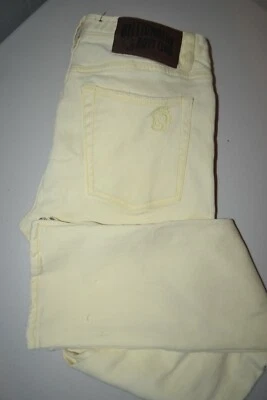 Pantalones de mezclilla para hombre Billionaire Boys Club ajustados rectos amarillos talla 34x31 (error de fábrica) Foto 1 de 4