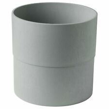 Ikea NYPON Plastic Plant Pot, In/outdoor Decoration Multi Sizes [Grey]