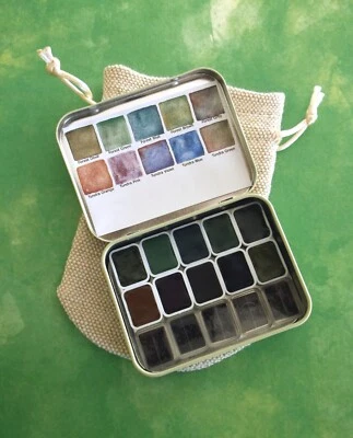 SCHMINCKE Mini Set Forest Tundra Super Granulada Acuarela 10 Colores Estaño Como Nuevo Foto 1 de 4