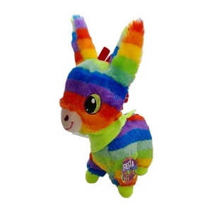 Fiesta Piñata Donkey Plush 14” Rainbow Glitter Eyes Stuffed Animal Toy 2017 - Picture 1 of 15