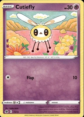 Cutiefly 11/15 McDonalds Pokemon TCG 2022 Promo - Image 1 of 2