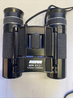 Fernglas Revue Mini 8x21 122m/1000m In Gutem Zustand mit Tasche Freizeit Natur - Bild 1 von 4