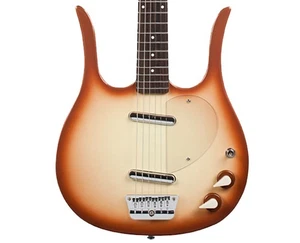Danelectro Longhorn Electric Guitar - Copper Burst - Picture 1 of 4
