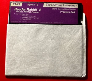 Reader Rabbit 2; IBM, Tandy & compatibles DOS program disc; The Learning Company - Picture 1 of 1