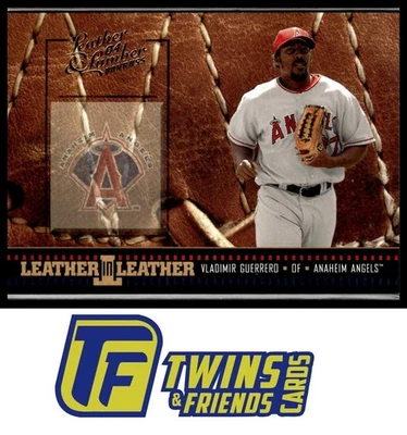 Donruss 2004 cuero y madera Vladimir Guerrero cuero en cuero #/2499 Foto 1 de 2