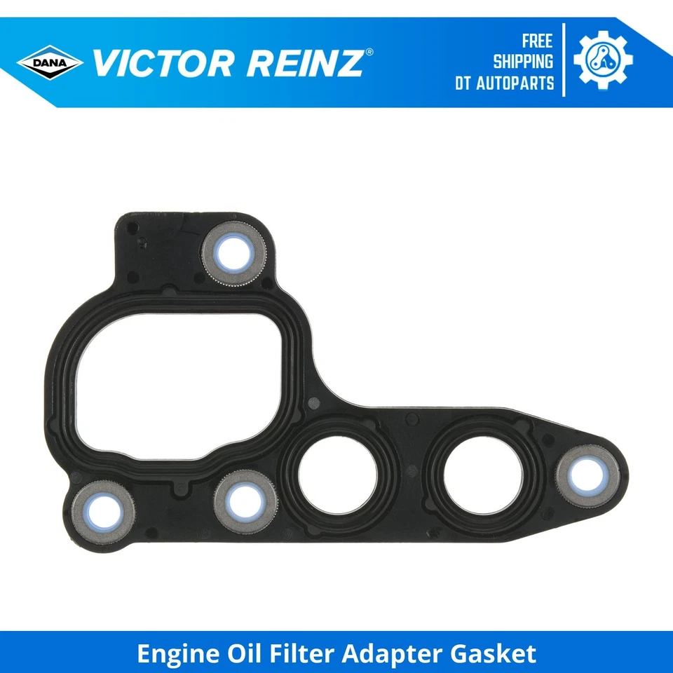 For 1991-2011 Lincoln Town Car Engine Oil Filter Adapter Gasket Victor Reinz - Image 1 of 1