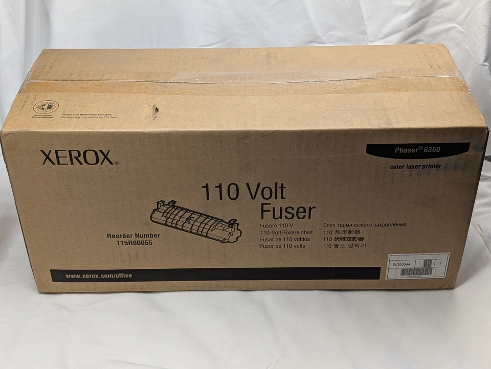 New Genuine Xerox 115R00055 110 Volt Fuser for Phaser 6360 - Image 1 of 1