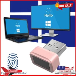 USB Fingerprint Key Reader Windows Hello FIDO U2F 360° Touch for PC Or Laptop - Bild 1 von 12