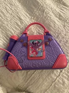 My Little Pony Karaoke Sing-Along Purse Boombox Real Microphone & Lights Works - Picture 1 of 5