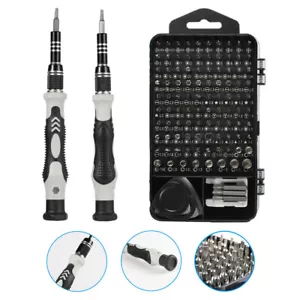122 In 1 Precision Magnetic Screwdriver Bits Set Tweezer Phone Repair Tools Kit - Picture 1 of 7