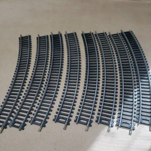 Life Like HO train track R 18"-30" 8 pc curve set vintage model train - Picture 1 of 4