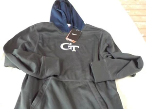 NWOT Nike hooded Therma Fit pullover, youth M, L, Georgia Tech, colors, $50 - Picture 1 of 6