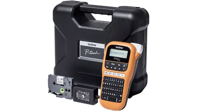 BROTHER P-touch E110VP Label Gerät Beschriftungsgerät Koffer Netzteil TZe 3.5-12 - Bild 1 von 4