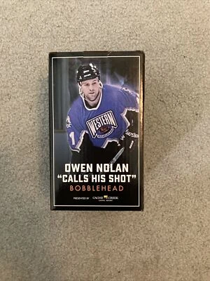 2019 Owen Nolan Bobble Head Calls His Shot San Jose Sharks Stadium Giveaway SGA - Image 1 of 3