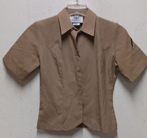 Camicia uniforme abito USMC donna manica corta cachi taglia 6 REG 8410-01-514-8537 - Foto 1 di 4