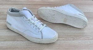 Diesel Industry Midday Leather Low Top Distressed Sneakers Shoes Men’s 13 Y00208 - Picture 1 of 12