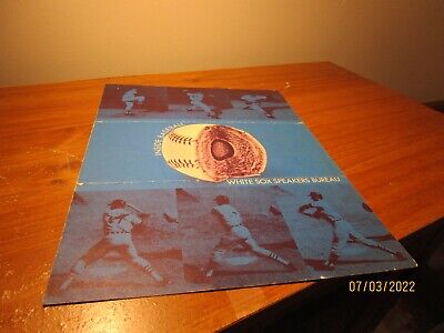 Super Rare 1960's Chicago White Sox Speakers Bureau Baseball Brochure Al Lopez • 1.49$