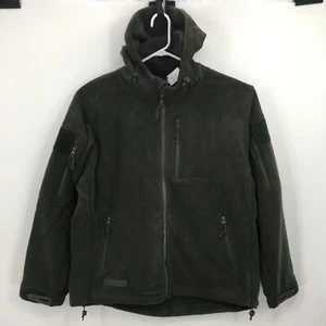 Baerskin Tactical Hoodie Mens 2XL Dark Green Baerskin 4 Zip Up Jacket Fleece - Picture 1 of 8