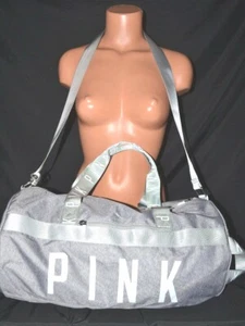 Victorias Secret Pink GRAPHIC Lg Gym Bag Duffel Tote Bag NWT - Picture 1 of 4