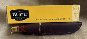 Buck 119 Special Fixed Blade Cocobola Dymondwood Handle Satin Blade 2011 - Picture 1 of 16