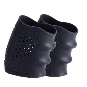 2xBlack Tactical Rubber Grip Glove for Glock 17 19 20 21 22 23 25 31 32 34 - Picture 1 of 5