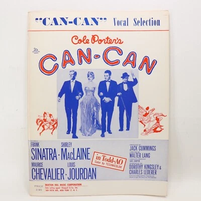 Can-Can Vocal Selection Songbook Sheet Music Cole Porter 1953 Buxton Hill Rare - Image 1 of 4