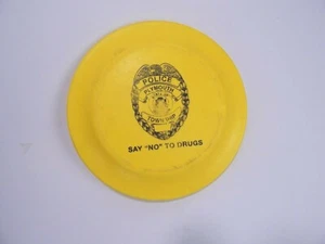 Yellow Frisbee Plymouth Township Police State of Michigan Flying Disc - Picture 1 of 3