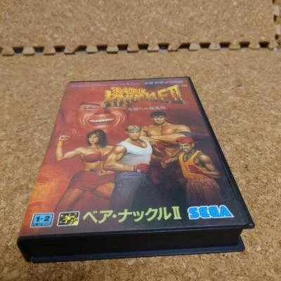 Bare knuckle II 2 STREET OF RAGE 2   USED Japan Free shipping  Very Good  Cond - Image 1 of 4