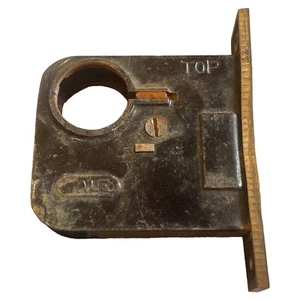 Antique Yale Brass 4.5” Faceplate Cutaway Mortise Door Lock *read - Picture 1 of 6
