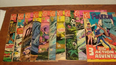 THE PHANTOM, CHARLTON COMICS:  #30 31 33 34 35 36 37 38 39 41 (1969-1970) - Image 1 of 4
