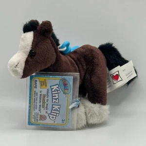 🐴New Webkinz Kinz Klip Clydesdale Horse WE734 - Unused Code, Pet, Smoke Free🐴 - Picture 1 of 2