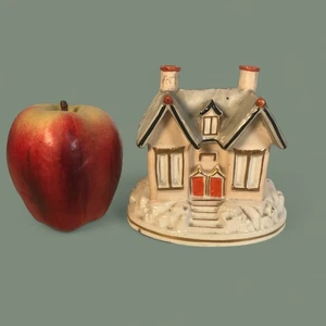 Antique Staffordshire Pottery Cottage House - Picture 1 of 9