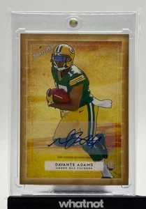 2014 Topps Turkey Red Davante Adams Rookie Auto #56 RC Green Bay Packers - Picture 1 of 2