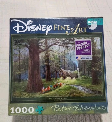 Nuevo en caja Rompecabezas de Bellas Artes Disney Fuera de Casa We Go Blancanieves Siete Enanitos 1000 Piezas + Foto 1 de 4