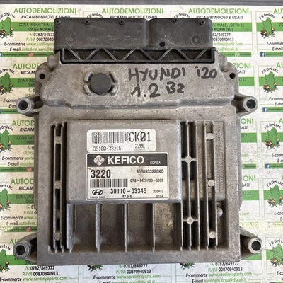Centralina Motore Hyundai I 20 1.2 Benzina - 39110-03345 - Immagine 1 di 3