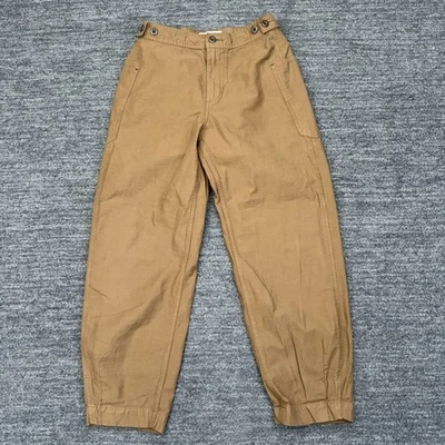 Everlane 疲劳桶裤女式 4 件有机棉肉豆蔻棕色可调节 — 第 1/4 张图片